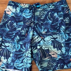 Tommy Bahama Tropical Blue Men's Swim Shorts